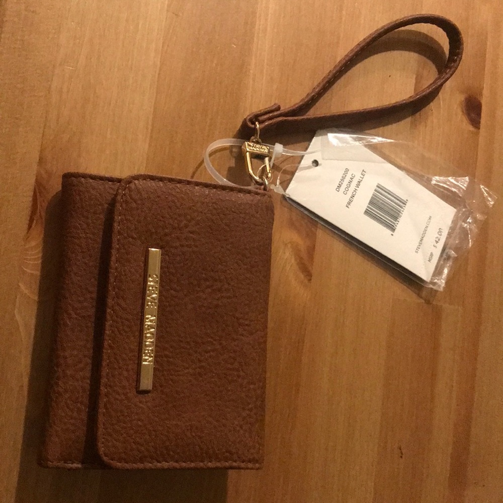 Cognac French Wallet - Steve Madden